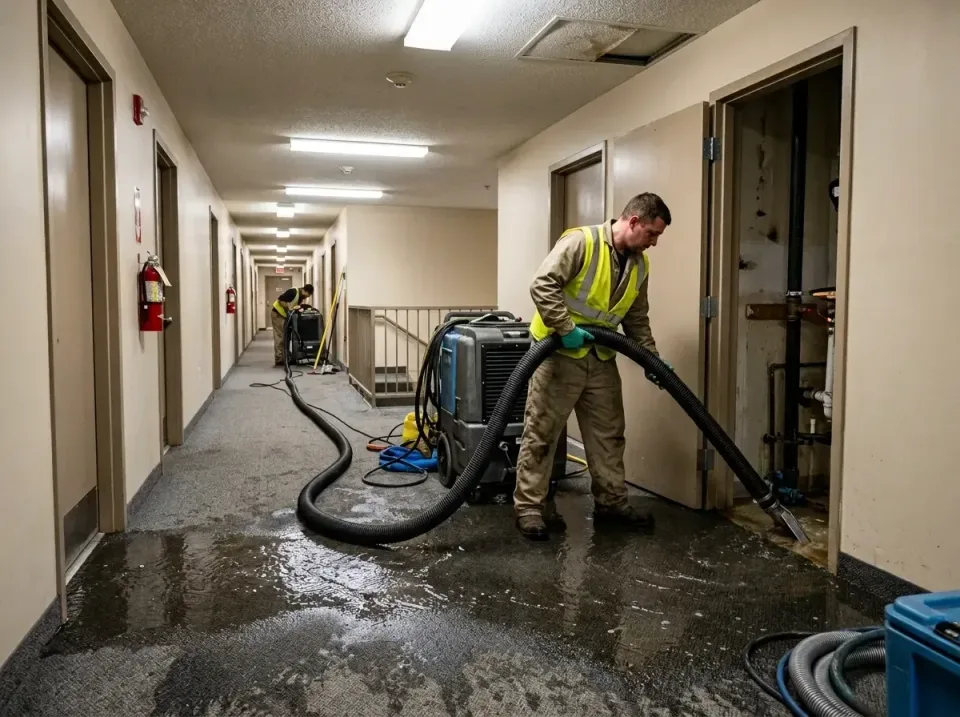 multi-unit-apartment-hallway-f-005 — frequently asked questions, Emergency Burst Pipe Water Extraction & Removal in Costa Me…